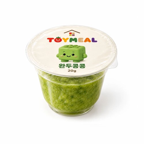 완두콩콩(20g × 6컵 · 한 박스 120g 기획)